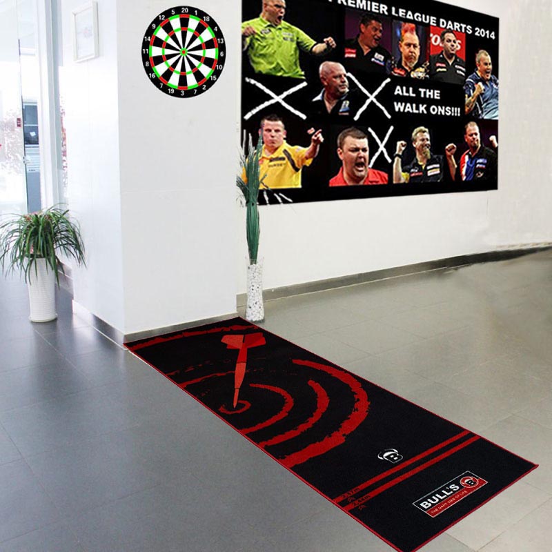 Professional Dart Mat Regulation Size Non Slip Rubber Base With Printed Throw Line For Home Bar Use